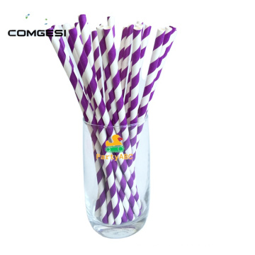 Eco colorful paper straws recycled paper straws custom printing with high quality